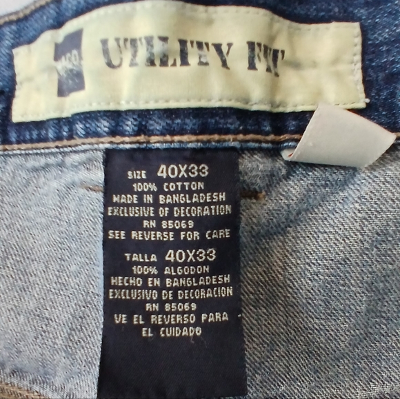 Paco Utility Fit Denim Carpentar Jeans Mens 40×33 - Picture 2 of 7